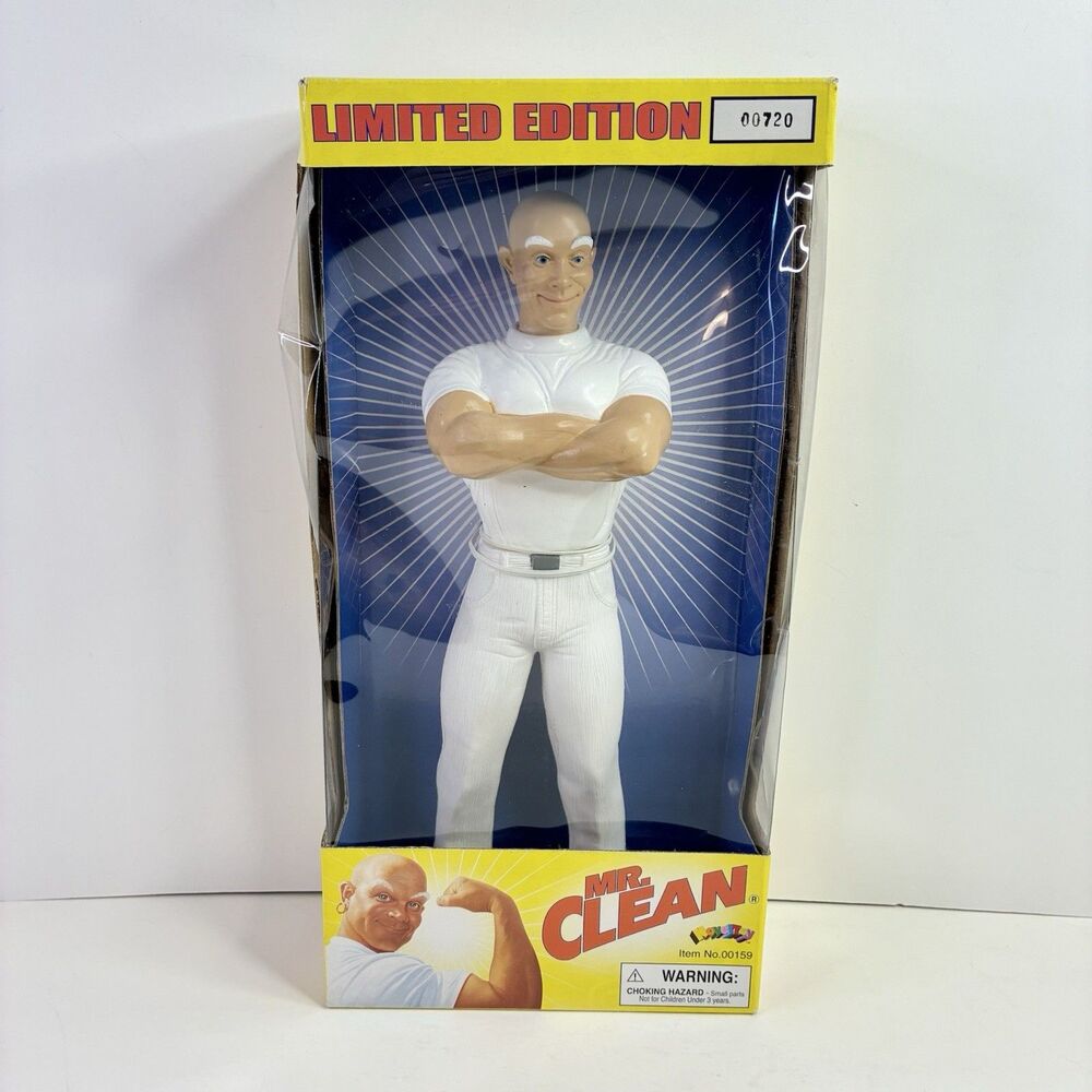 VTG Limited Edition Mr Clean Action Figure #00720 New In Box Collectible *READ*